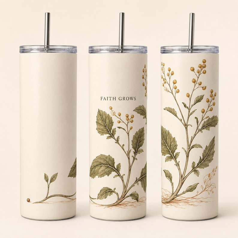 Faith Grows Tumbler