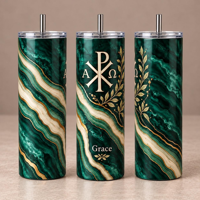 Chi Rho Birth Month Tumbler